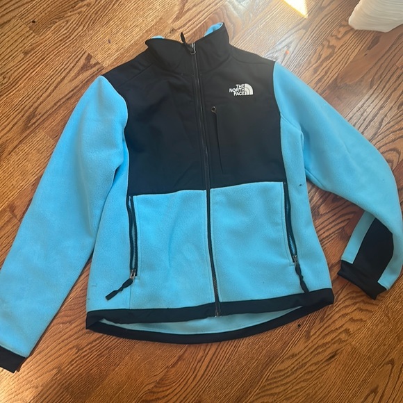 blue north face medium zip up jacket - Picture 1 of 3